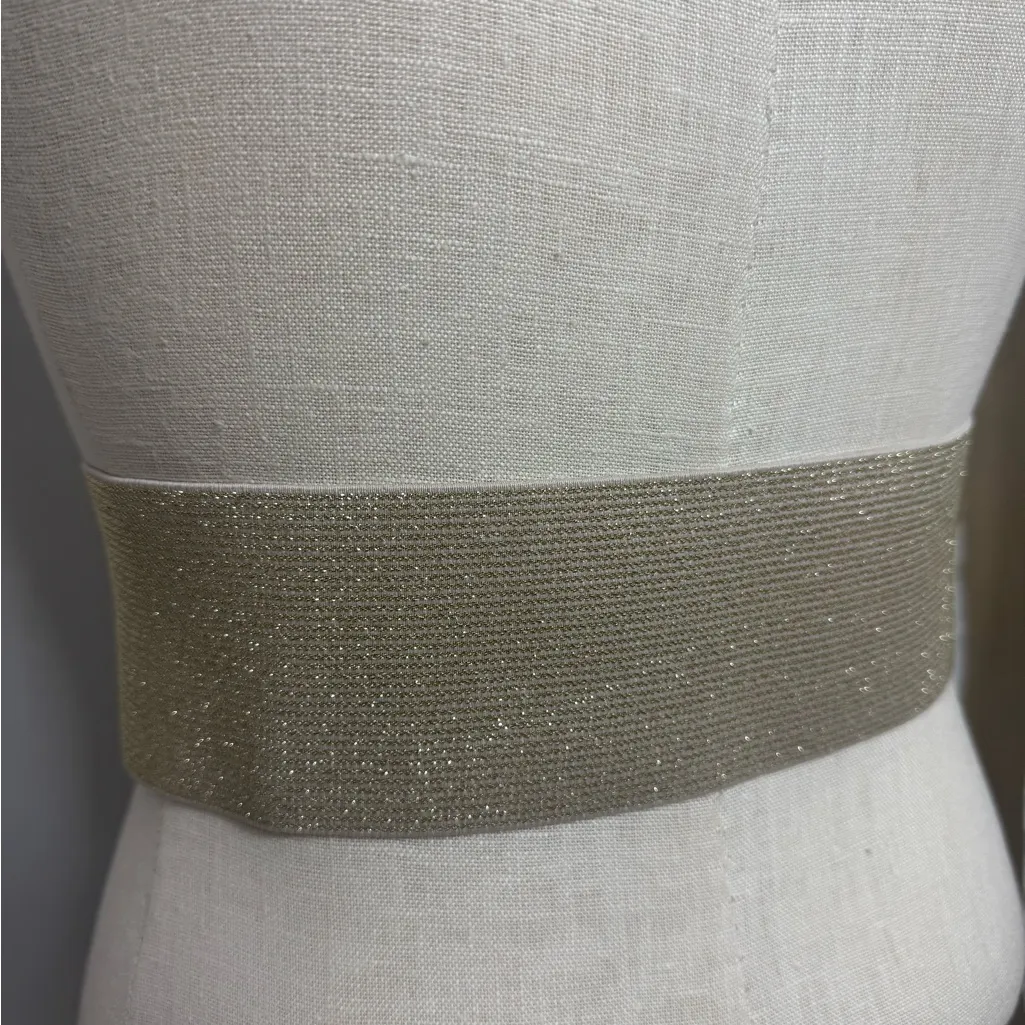 Ro Rox Women's Belt vintage gold Polyester with Elastane Braided Belt Large - Image 7