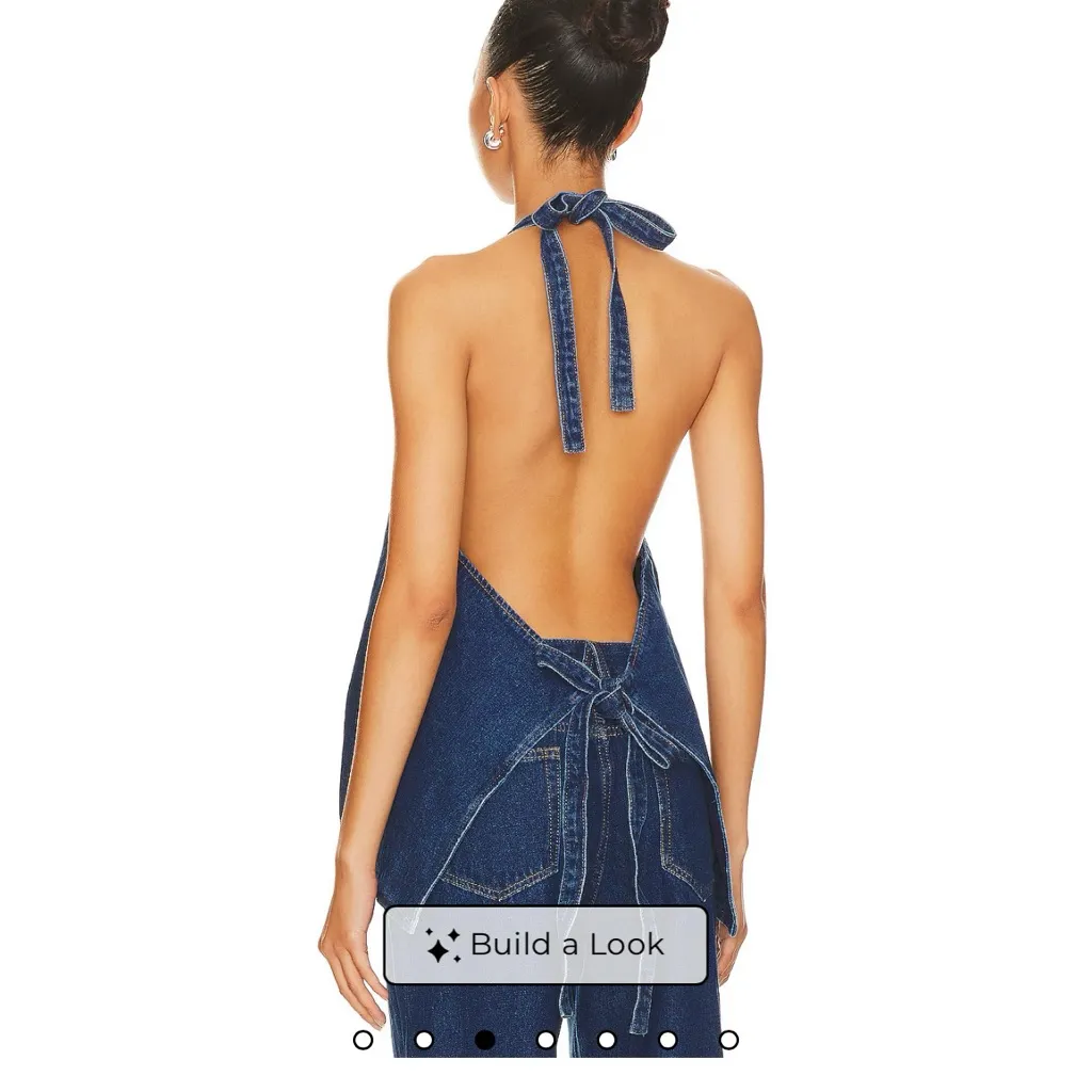 LIONESS  Dark Blue Denim Apparel - Image 2