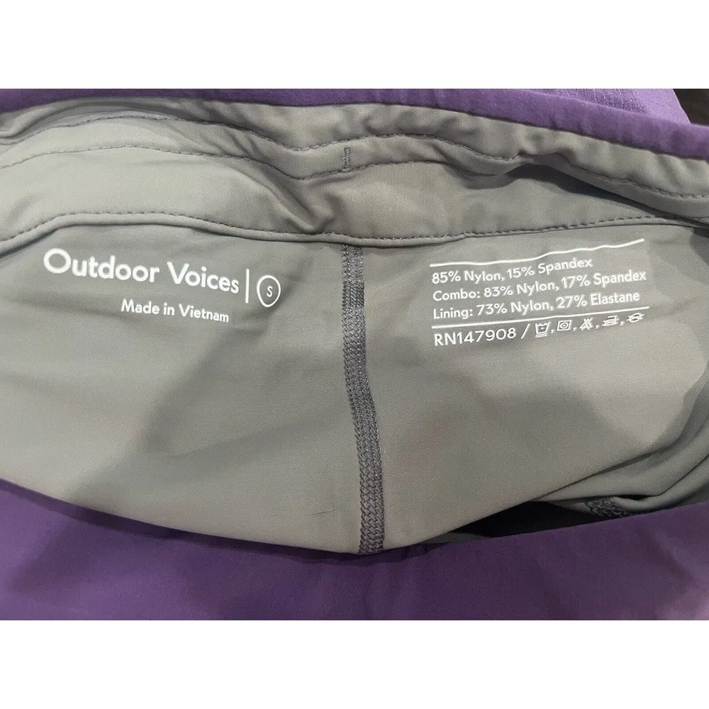 Outdoor Voices Women's Purple The Exercise 3" Skort Athletic Pull On Size Small - Image 4