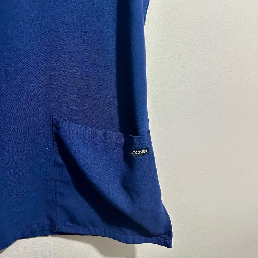 Jockey Blue Short Sleeve Tee Scrub Top (968) Size L - Image 2
