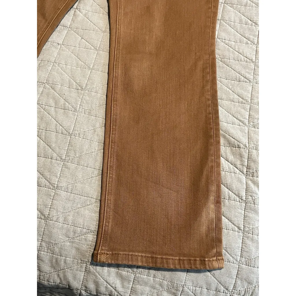 Flying Monkey Jeans Womens Size 29P Brown Mid Rise Straight Denim Pants NWT - Image 4