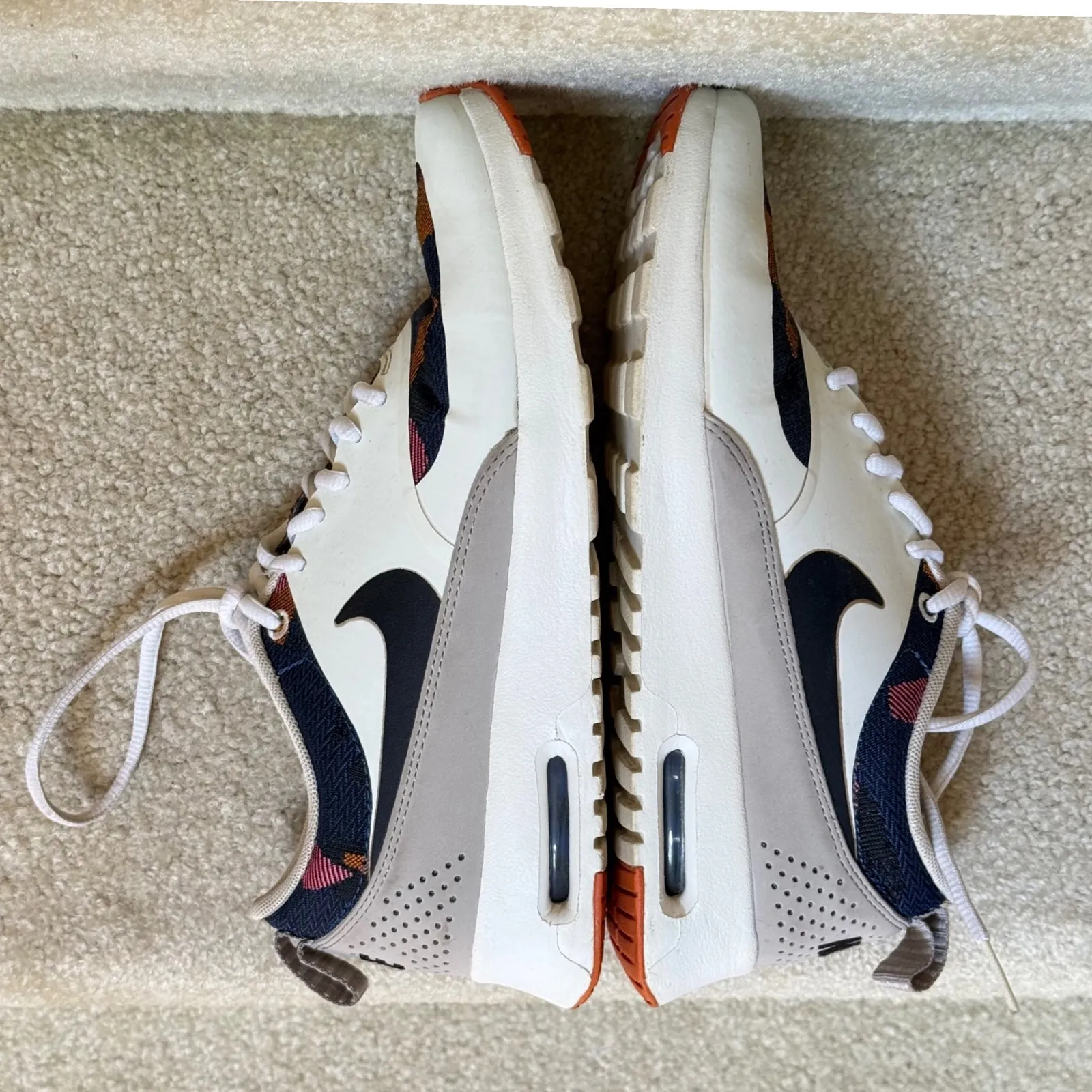 Nike Air Max Thea Women's Sneakers Athletic Shoes White Multi Color Size 7 - Image 6