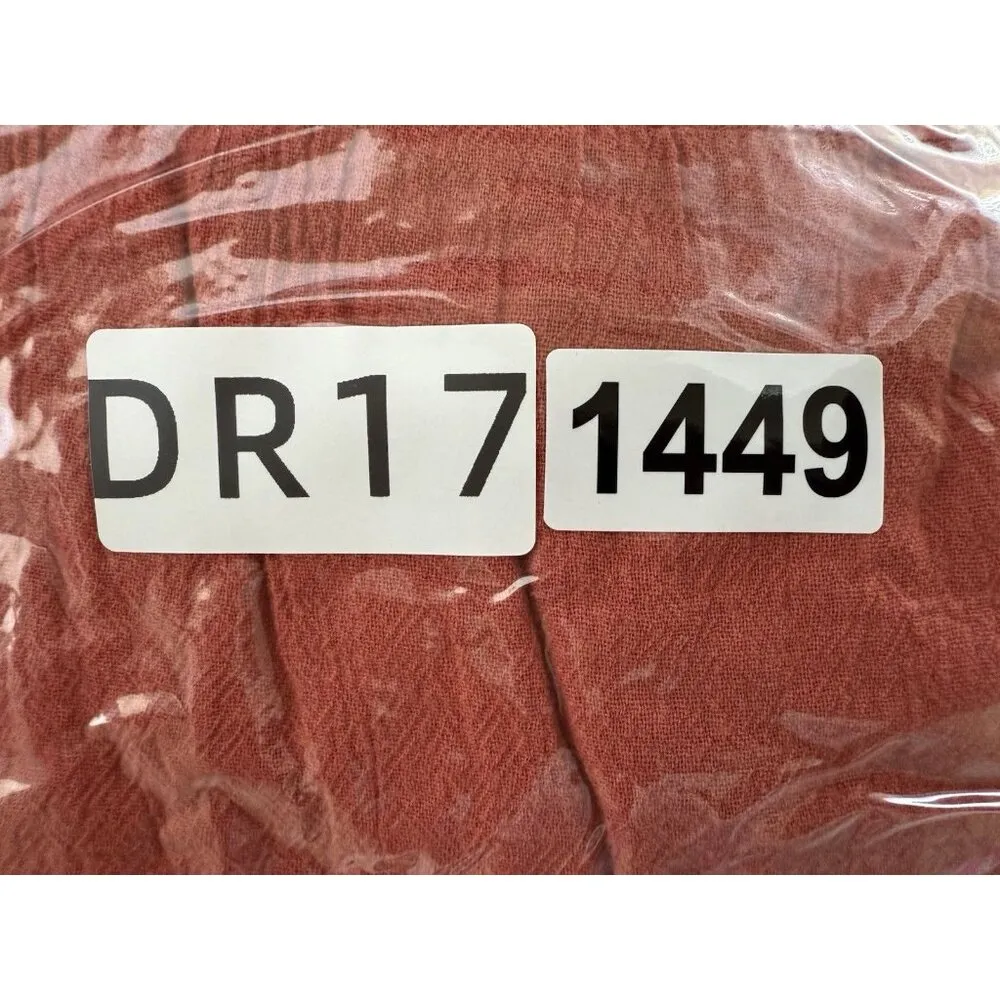 NorthStyle women midi maxi dress orange casual fall S sleeveless front button - Image 11