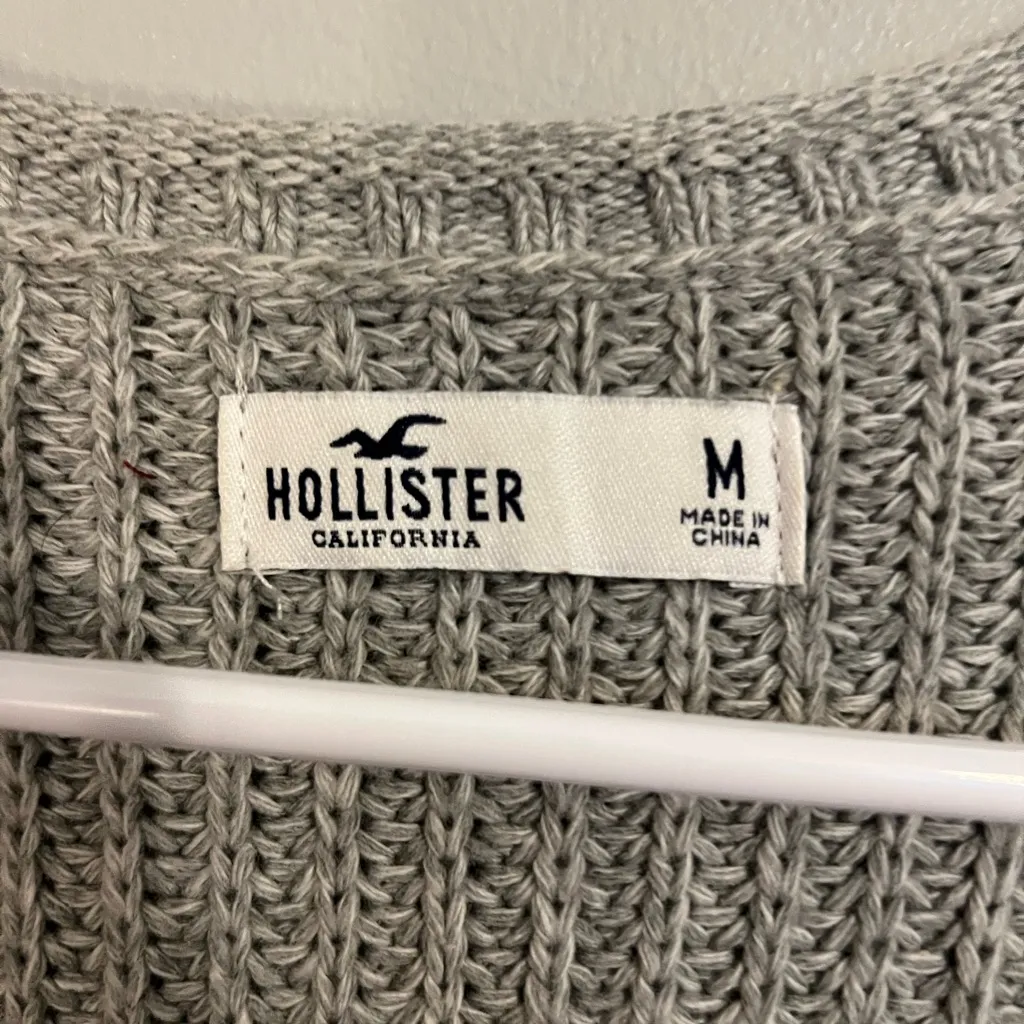Hollister Gray Cardigan - Image 4