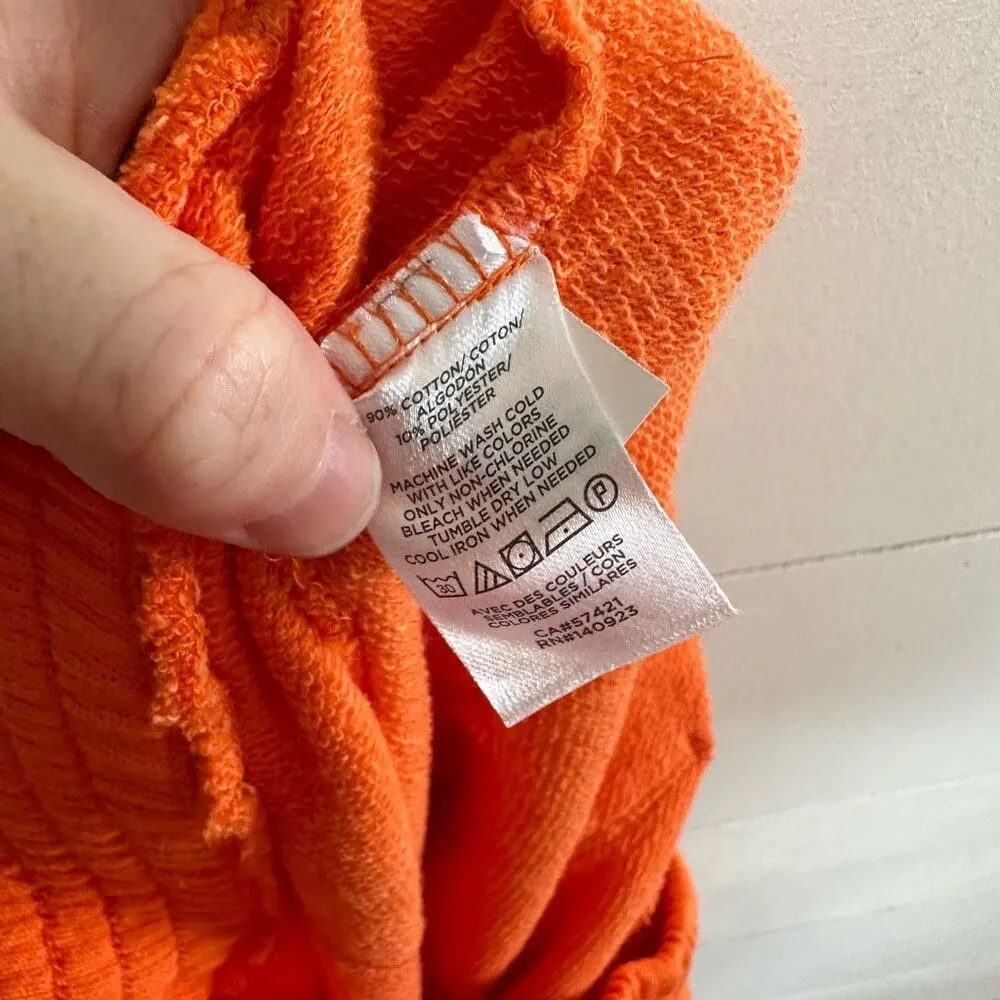 Loft Outlet Women’s Small Orange Cuffed Jogger Pants - Image 5