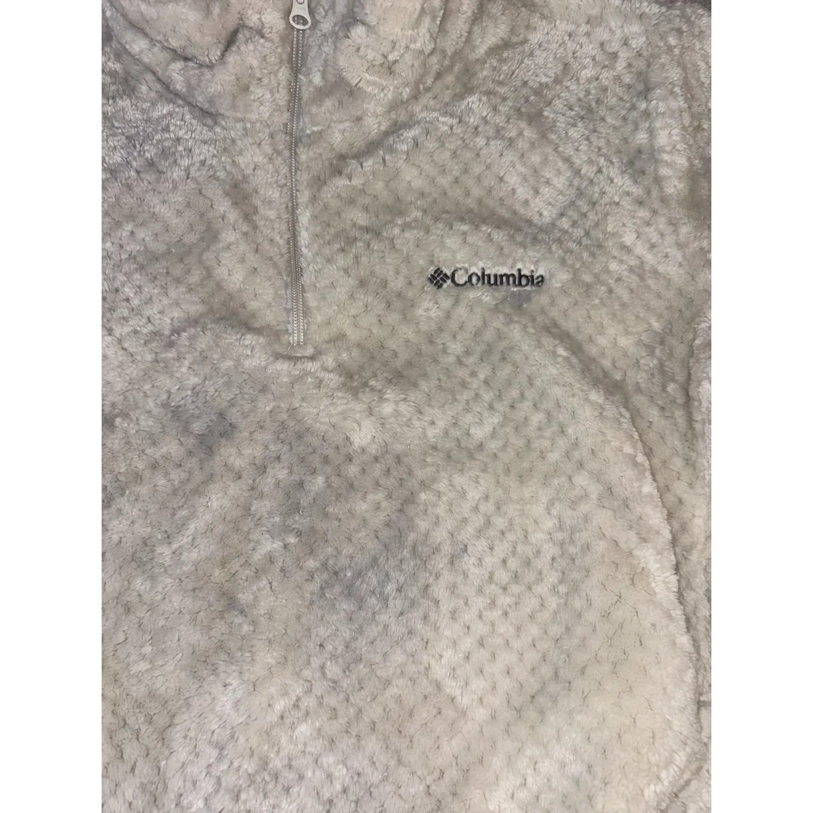 Women's Columbia Pullover Teddy Fuzzy‎ Quarter Zip * - Image 4