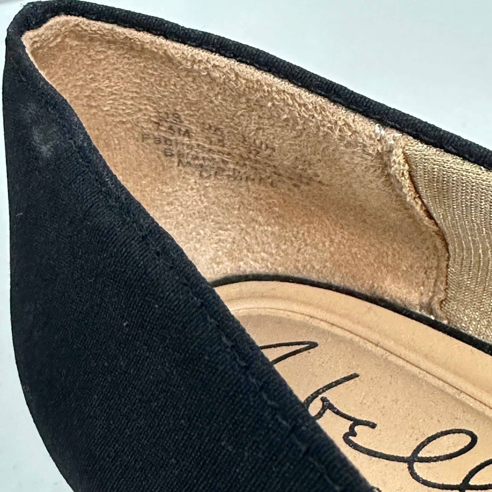 Abella Desiree Women’s Shoes Size 7.5 Black‎ Wedge Slip - Image 10