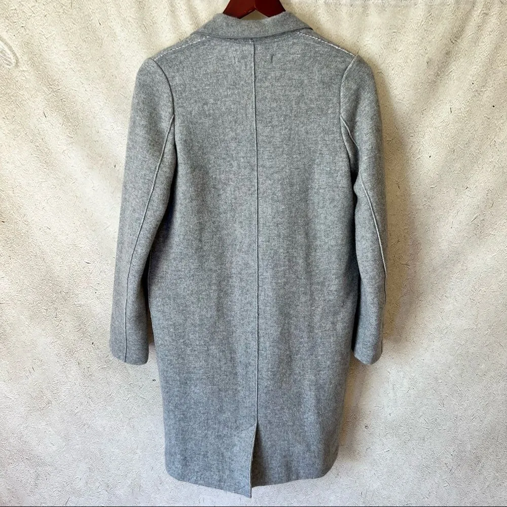 Zara Trafaluc Double Button Masculine Wool Coat - Image 8