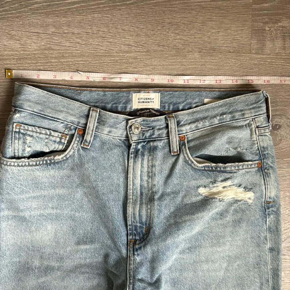 CITIZENS OF HUMANITY Daphne Crop High Rise Stovepipe in Aster 28 - Image 8