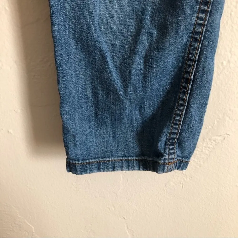 J. Jill Petite Authentic Fit Crop Stretch Capri Cropped Denim Jeans Bottoms - Image 4