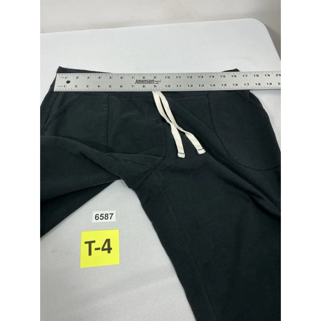 Womans Eddie Bauer Pull On Athletic Capri Pants Large Black - Image 6