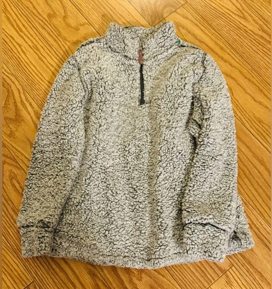 Weatherproof Vintage Women's Frosty Sherpa Pullover, DOLPHIN GREY, Size LARGE - Image 3