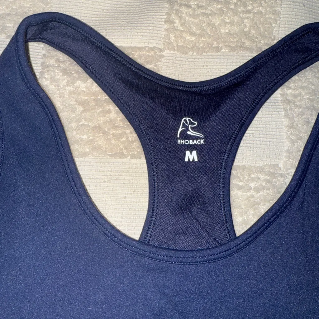 NWT Rhoback Everyday Active Dress in Fleet Navy size M Blue Size M - Image 3