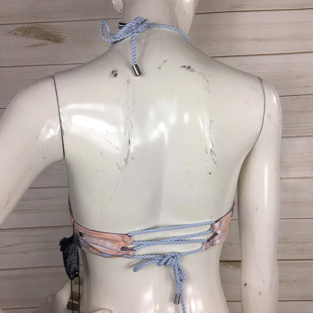 Dolce Vita Reversible Lace Up Bikini Top Size L - Image 6