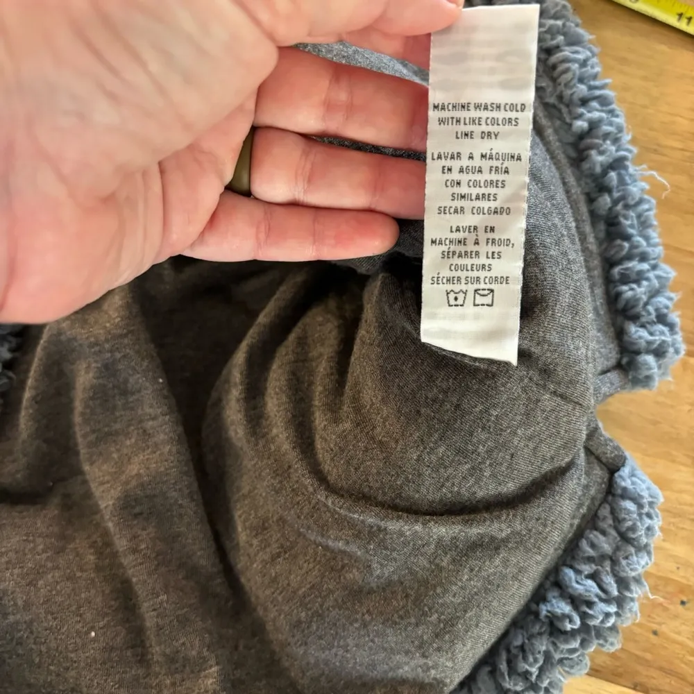 Thread & Supply Blue Daydream Sherpa Pullover Sweatshirt M Size M - Image 9