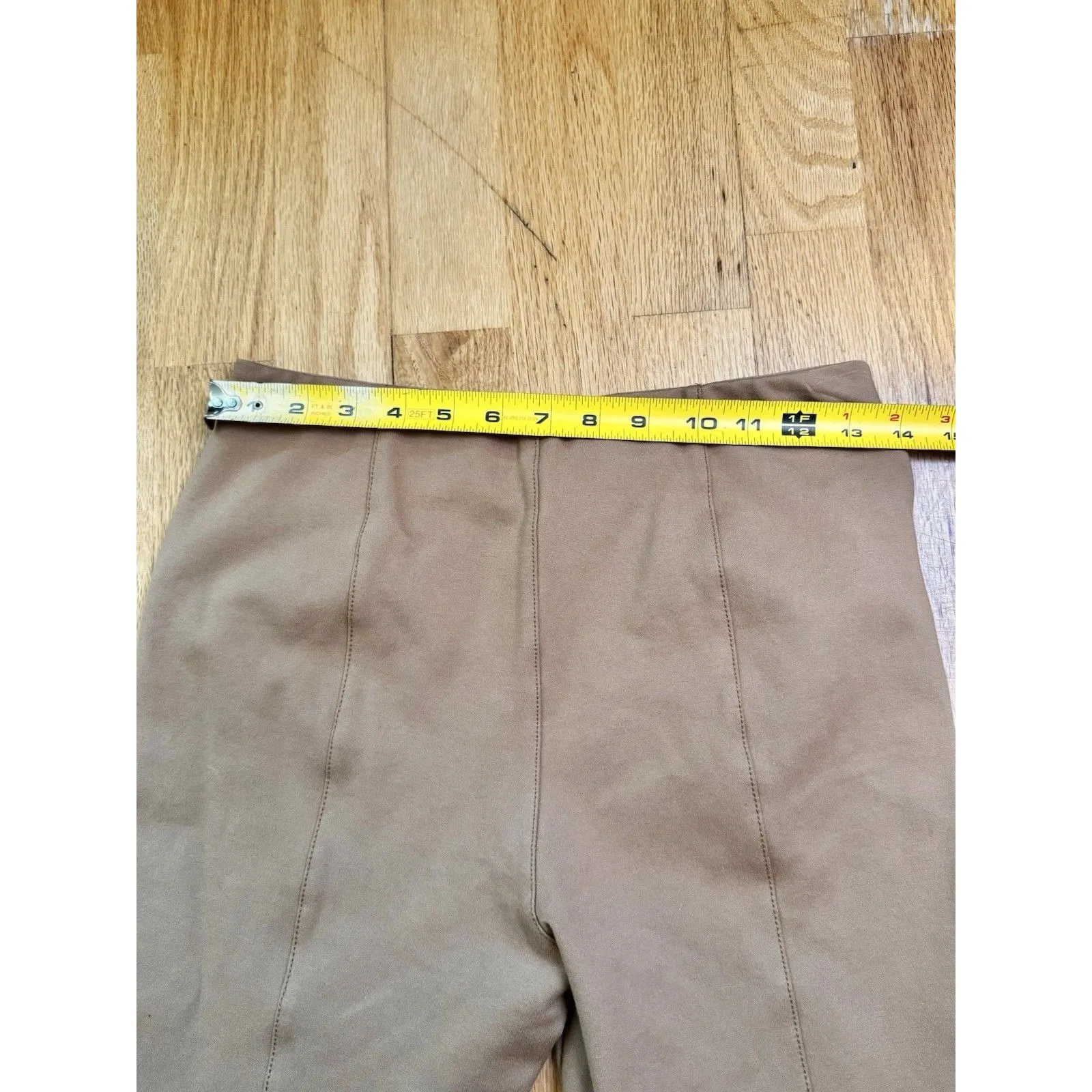 Maeve by Anthropologie Women's Kick Flare Pull On Dress Pants Camel Tan Size XS - Image 4
