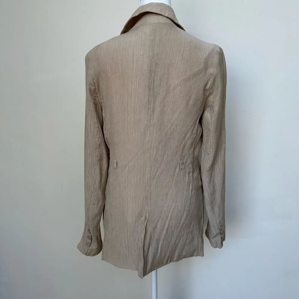 Avec Les Filles Beige Blazer - Size S - Image 6
