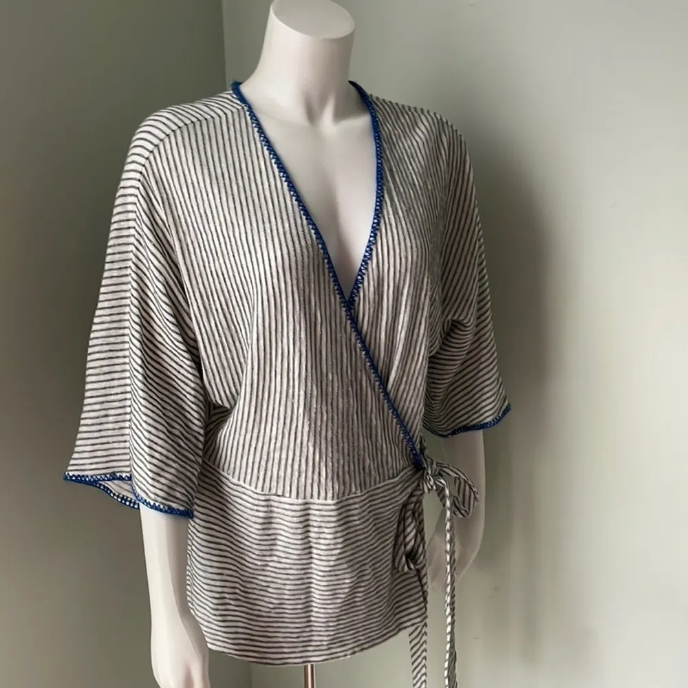 Sundance Freya striped wrap top - Image 5