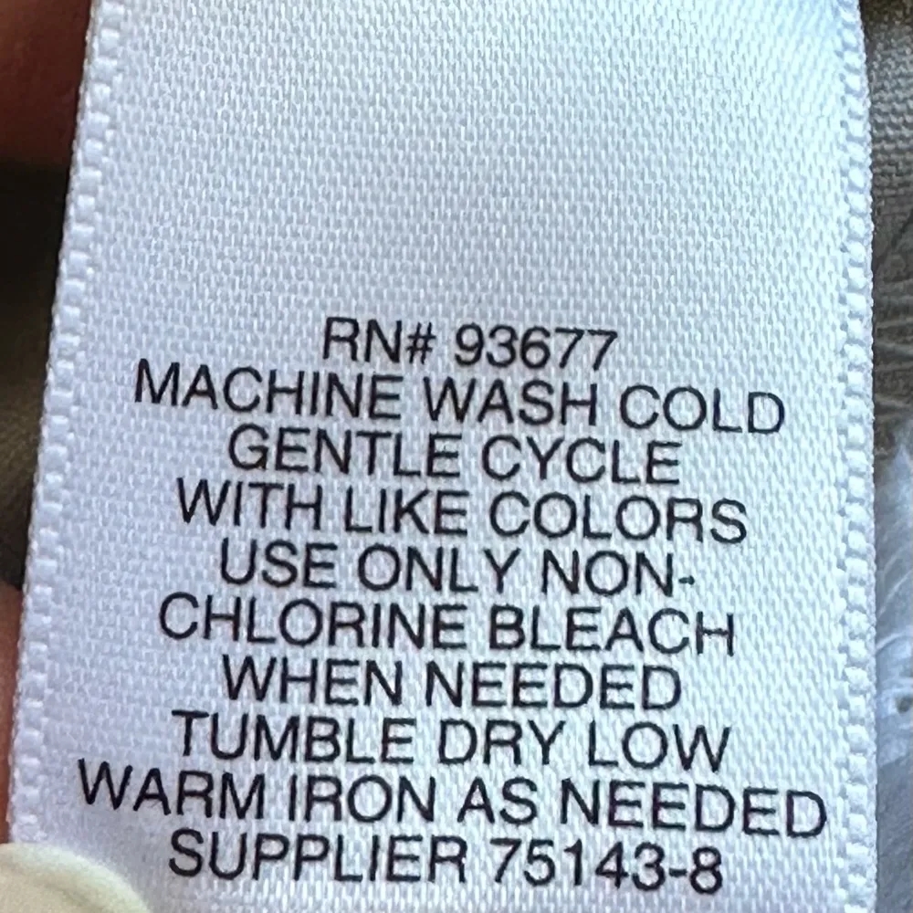 Liz Claiborne Emma Style Straight Light/Gray/ Blue Dress Pants Sz 12  98% Cotton - Image 9