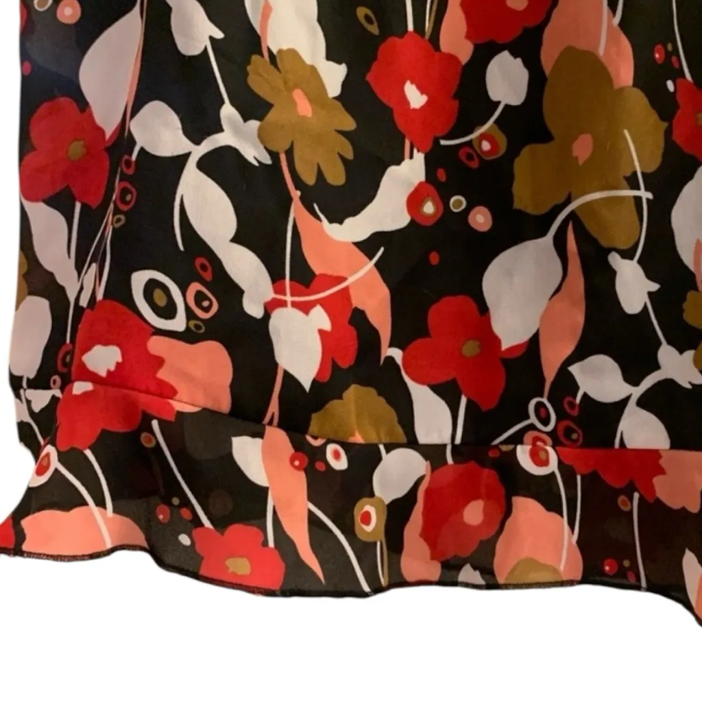 Cato Vintage Vibrant Floral Midi Skirt - Image 2