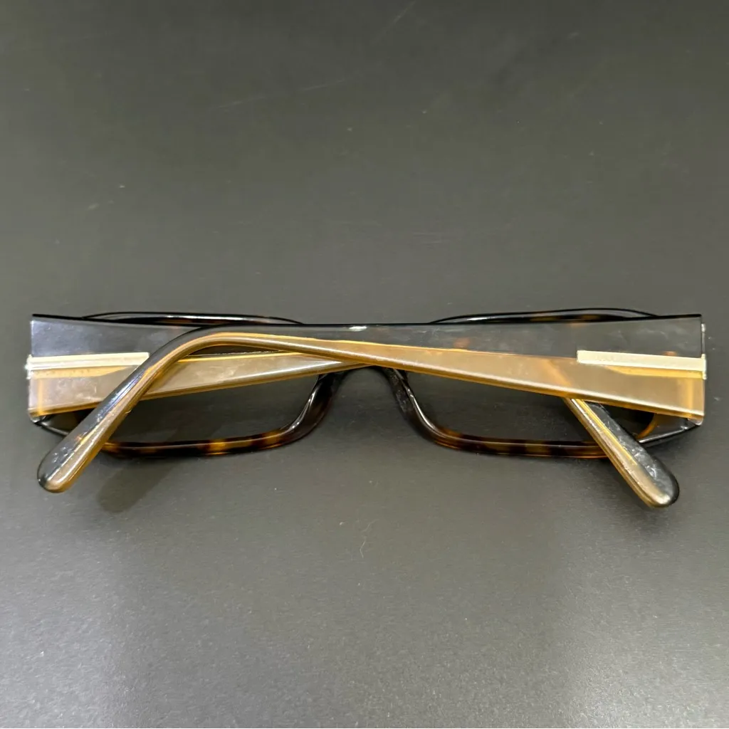 Prada  VPR 16G 766-101 Brown Tortoise Shell 53-17-135 Rectangular Eyeglass Frame - Image 6