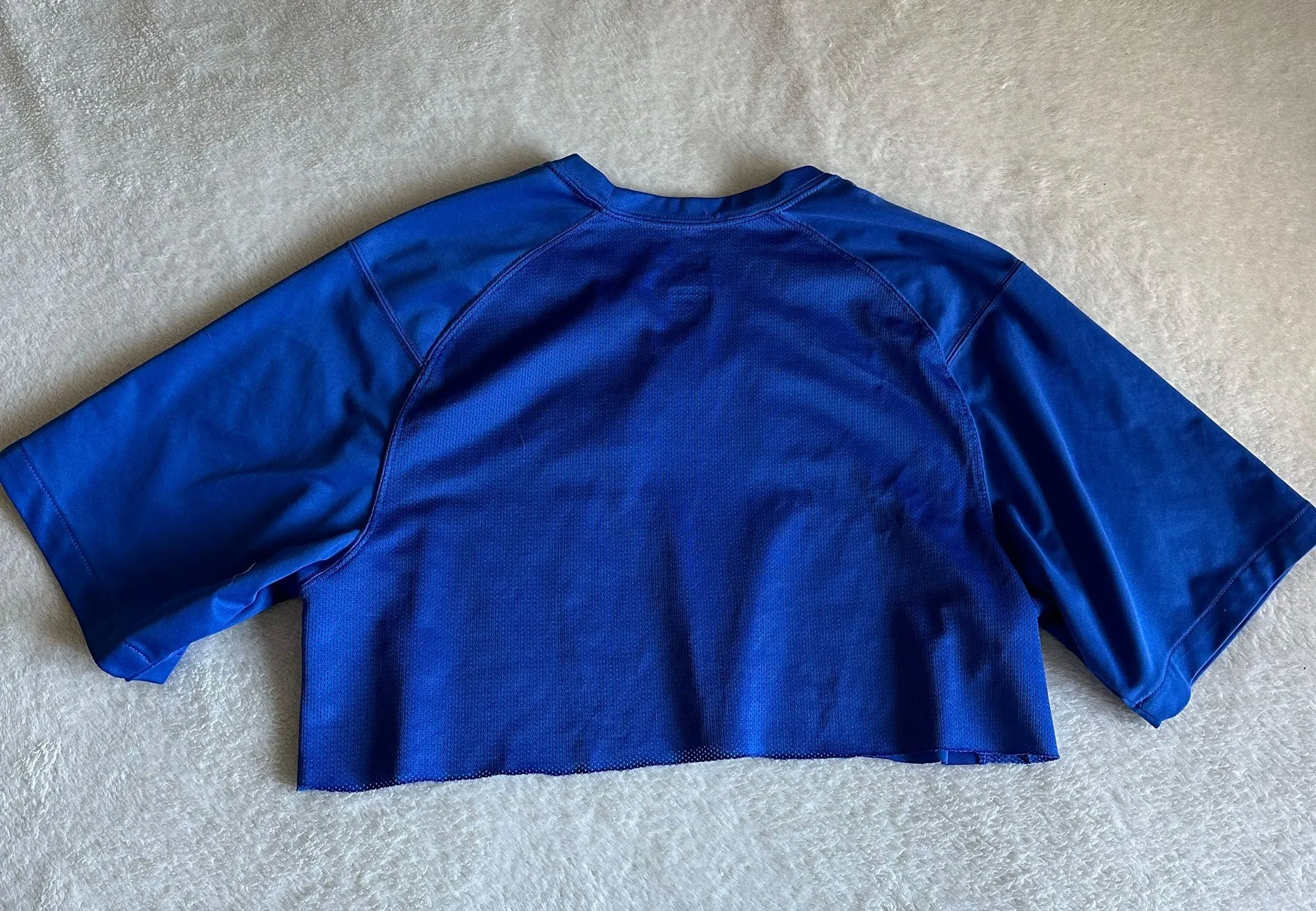 Nike Blue Crop Top - Image 4