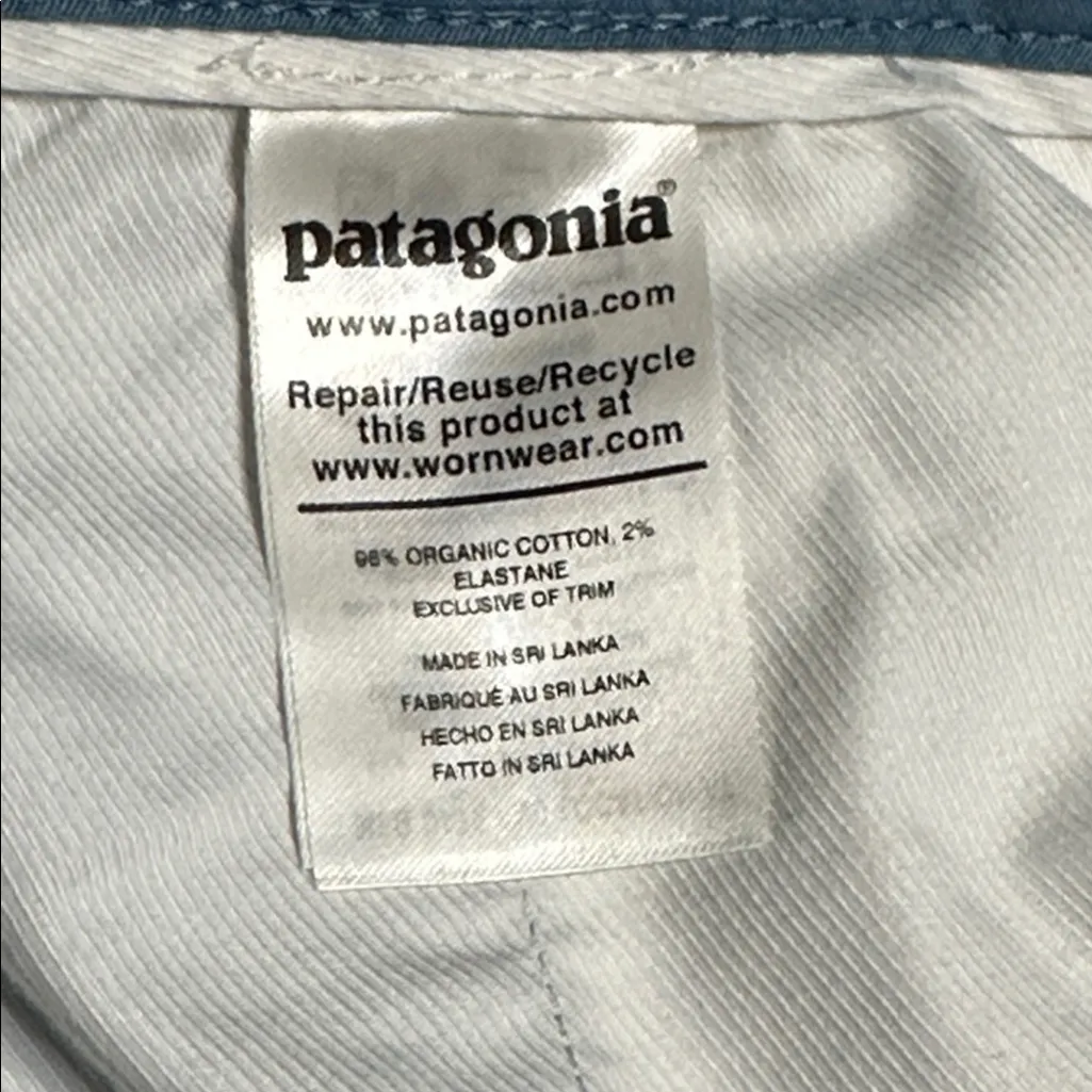 Patagonia‎ 4" Stretch All Wear Blue Casual Shorts Size 12 - Image 10