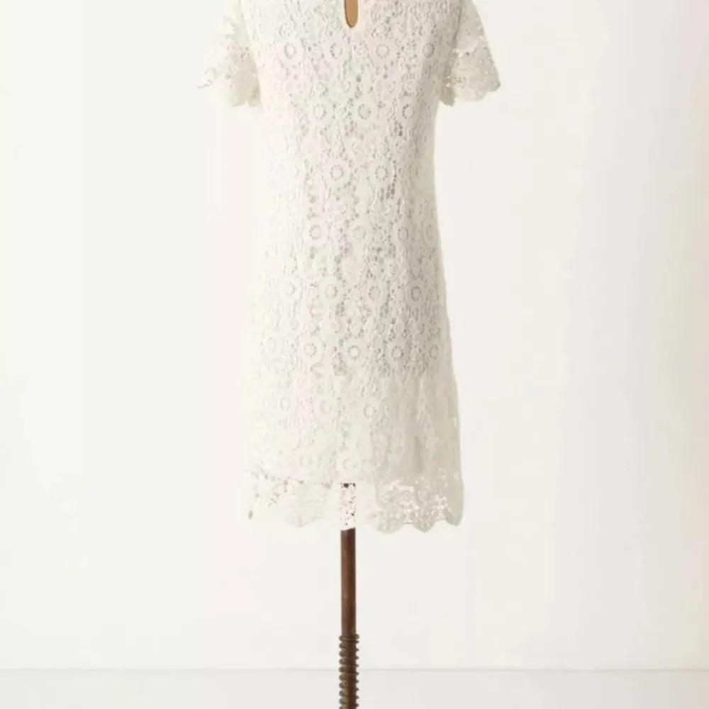 Moulinette Soeurs Anthropologie white Horkelia Dress 2 XS See photos small spots - Image 2