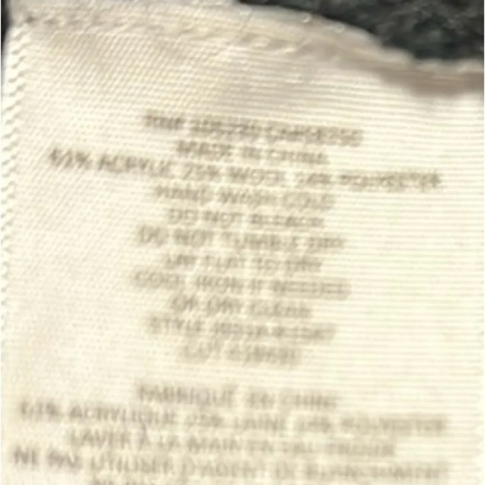 cardigan sweater asymmetric pockets shawl collar large - Image 8