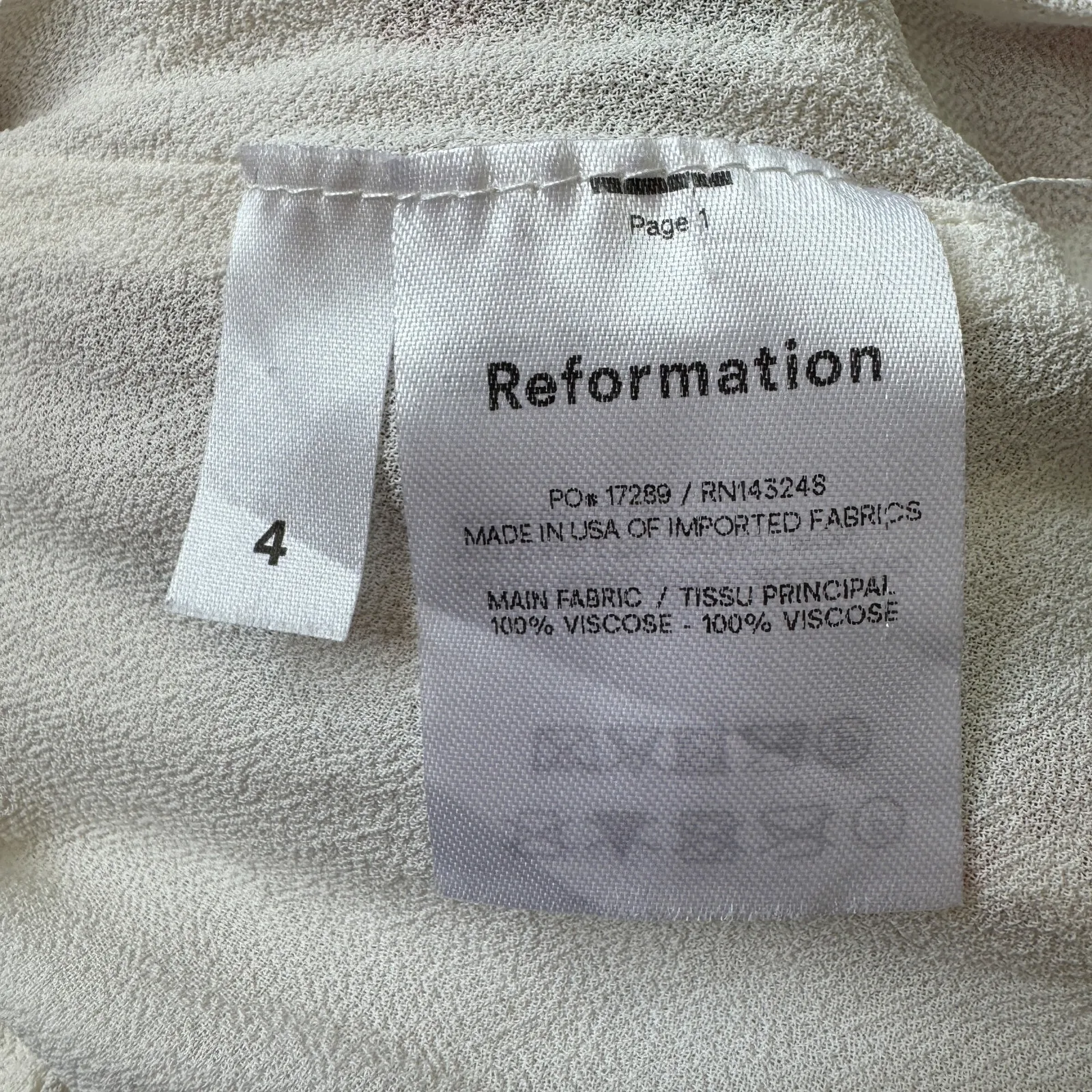 Reformation Christine Mini Dress Georgette Red Floral - Image 8