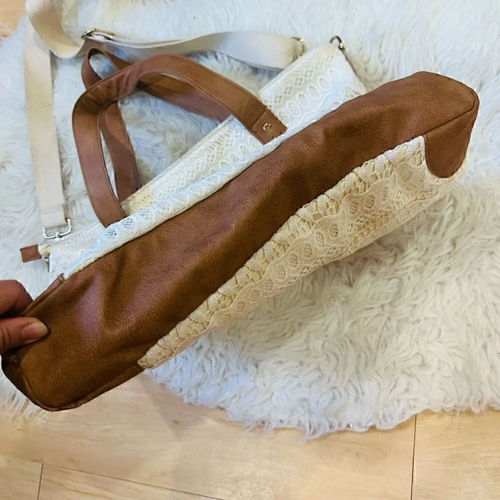 Merona large crotchet style beachy large tote - Image 3