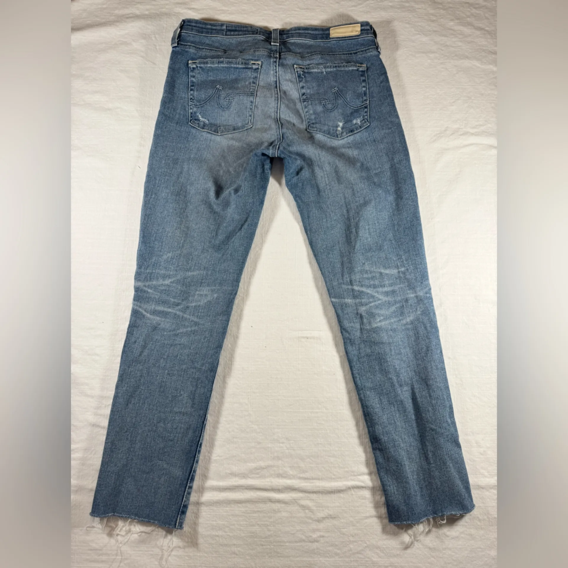 AG Adriano Goldschmied  Blue Denim Jeans - Image 5