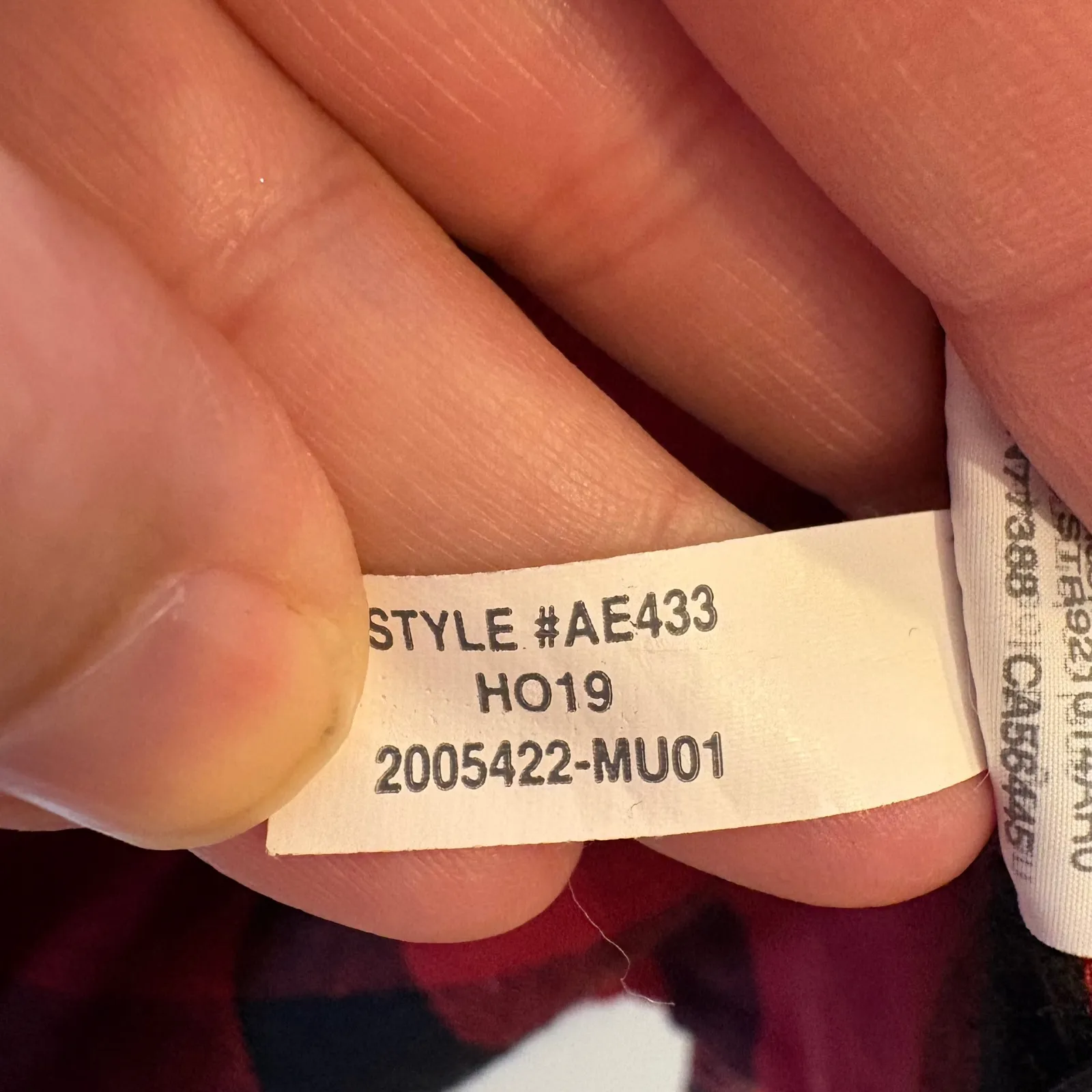 Madewell Buffalo‎ Plaid Flannel Shirt Button Down Red Black Size Large - Image 7