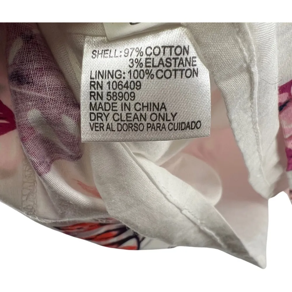 Cremieux floral spring summer dress 10 tie waist wedding cruise vacation - Image 5