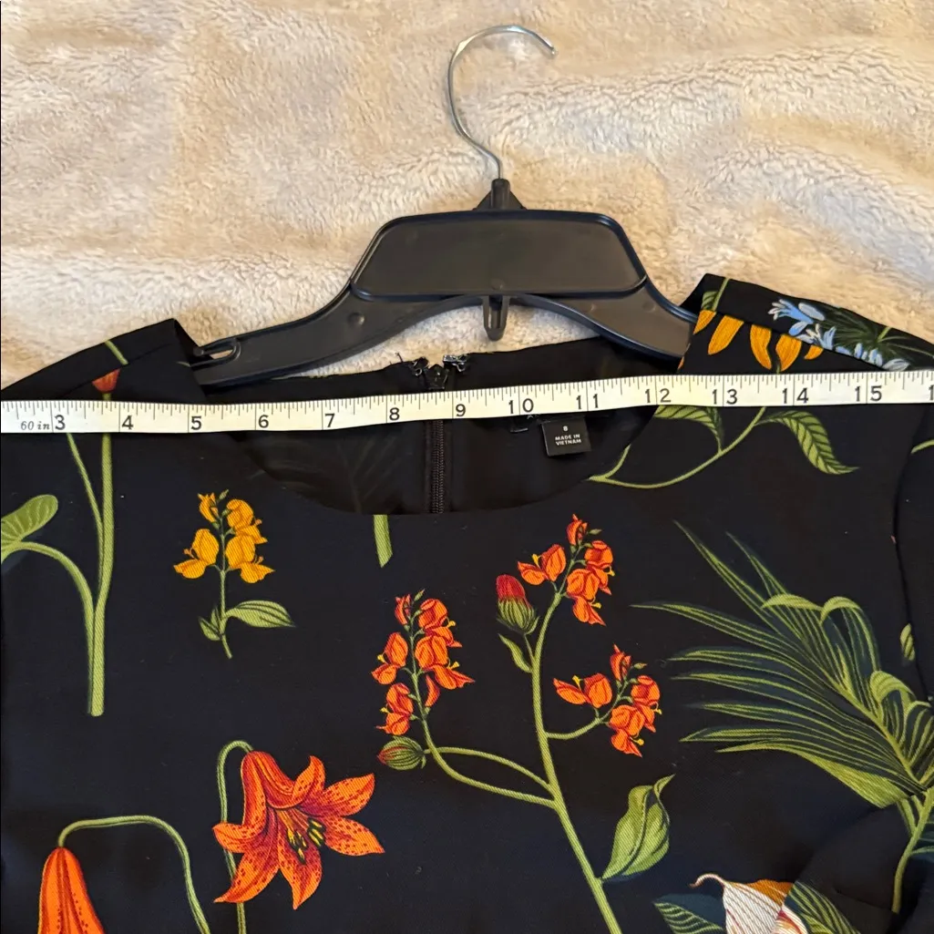 Ann Taylor Black Floral Dress - Image 6
