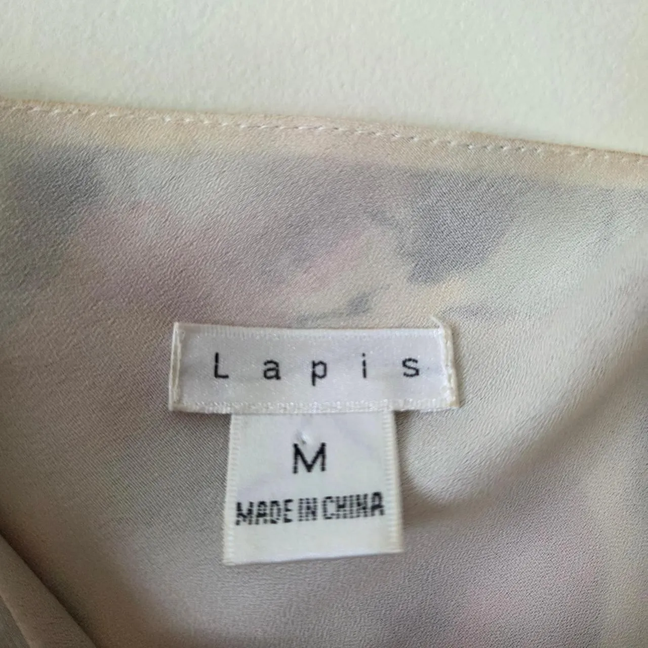 LAPIS 100% Silk 90s or y2k floral midi dress with flutter sleeves fairy Pink Size M - Image 5