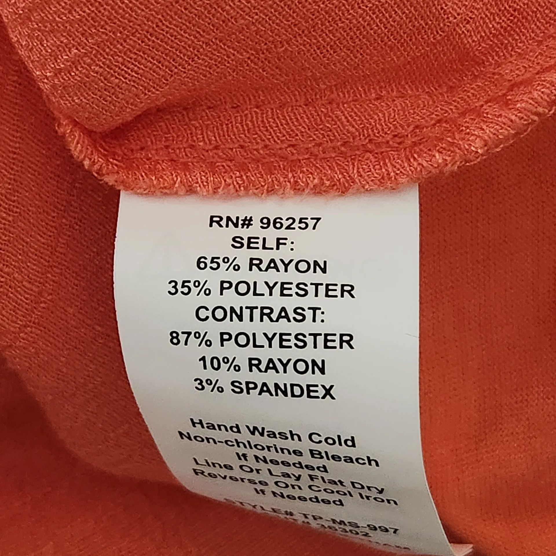 Parallel Skies Coral Pink Blouse Size Large NWT - Image 7