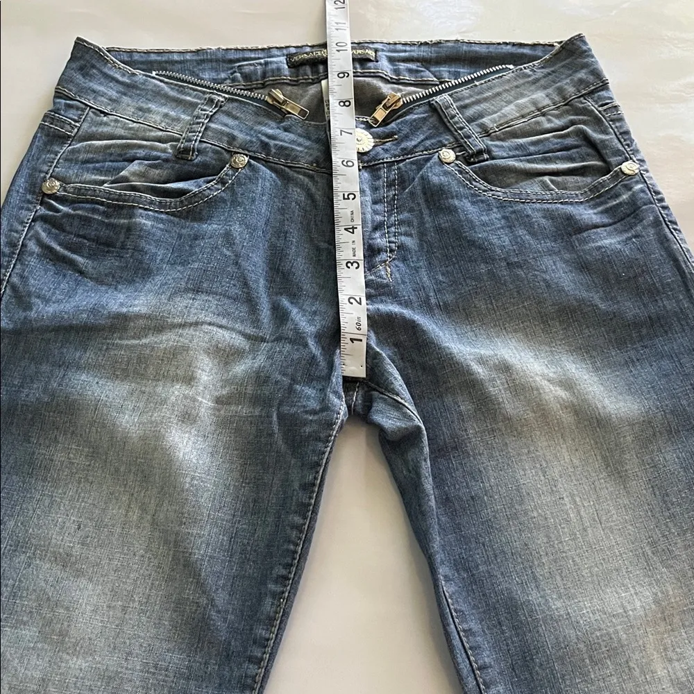 Versace Straight Leg Low Rise Size 27 - Image 6