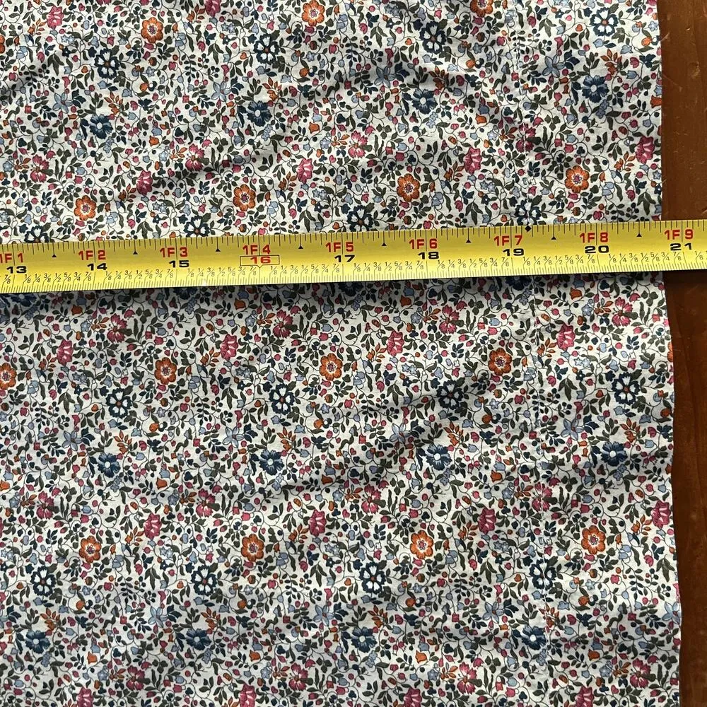 Tangerine Women's Peasant Long Sleeve Floral Top Tie Neck Size 10 - Image 5