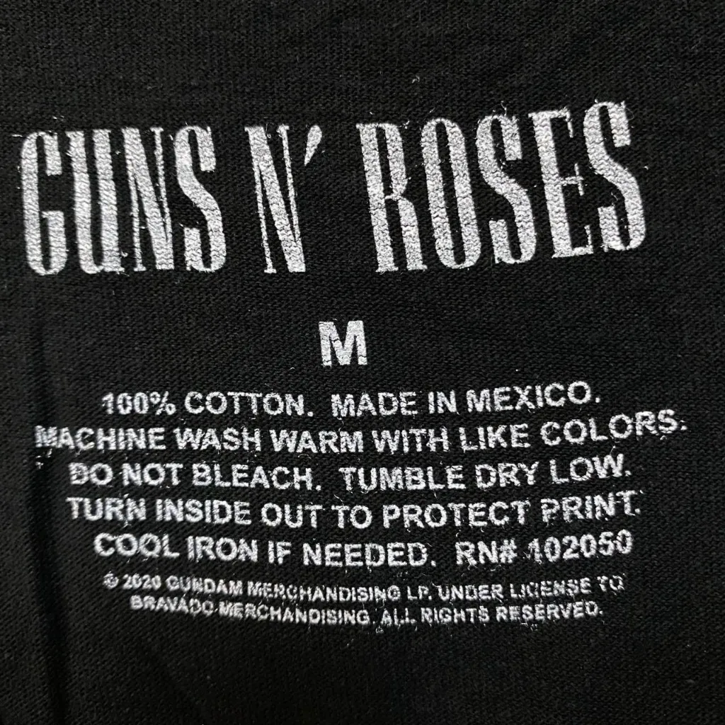 Guns N’ Roses Appetite for Destruction rock T-shirt size Medium - Image 4