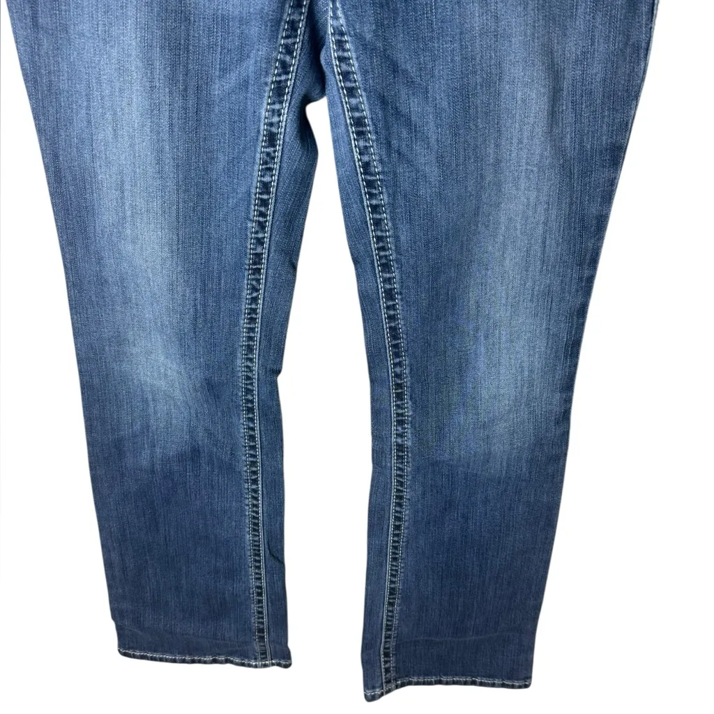 ARIAT Women’s Sz 31 Long Jeans Marine Mid Rise Bootcut - Image 5