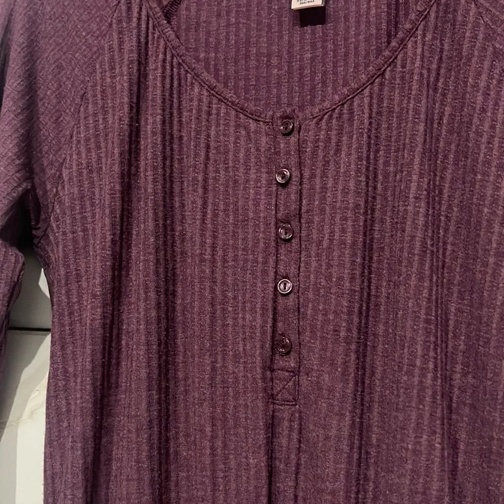 Victoria’s Secret Long Sleeve Ribbed Romper PJ Lounge Pajama Set - Image 7