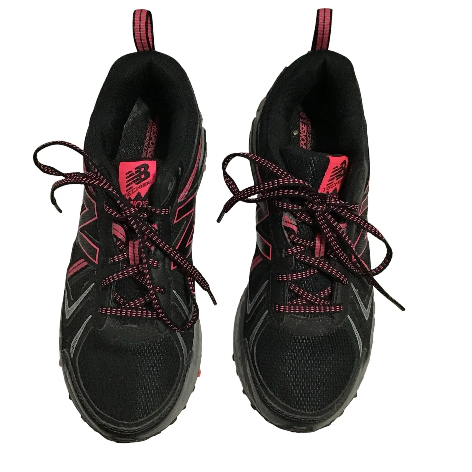 New Balance WT410LB5 Womens Black Pink Trail Running Shoes Size‎ 8 - Image 2