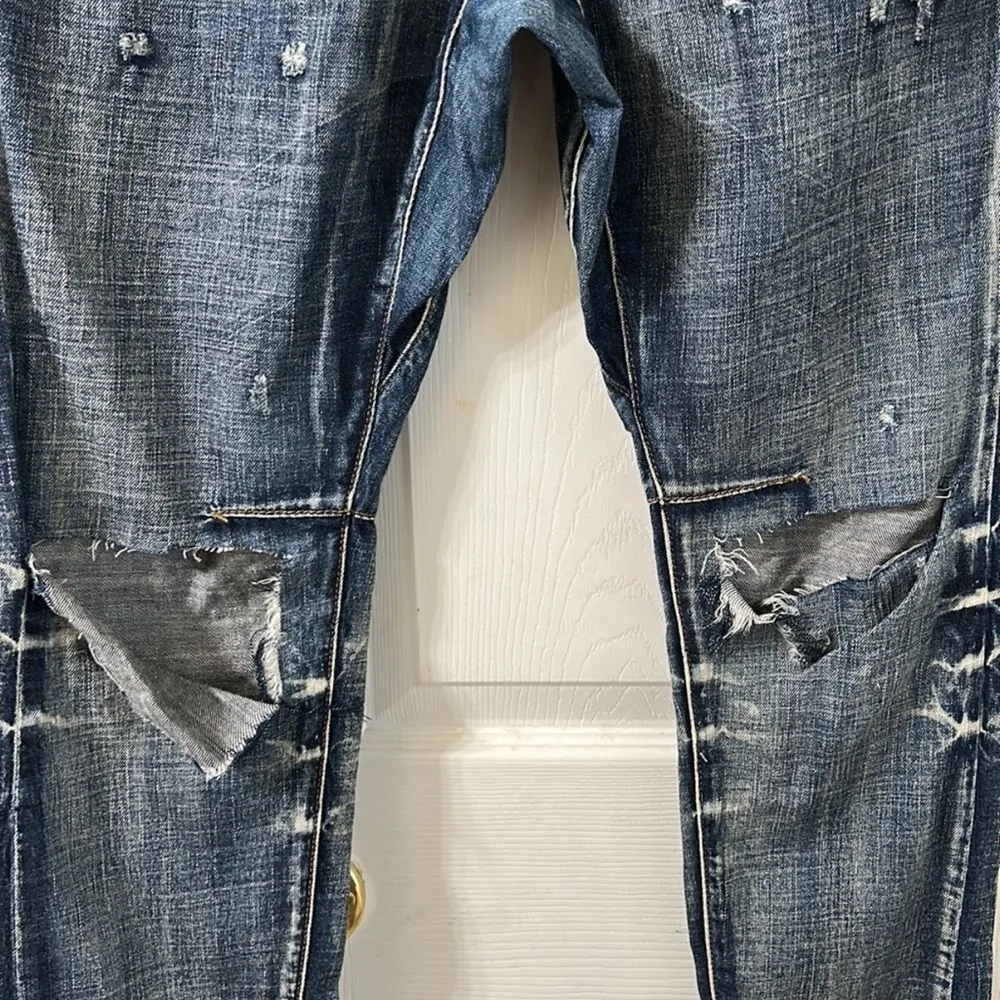 One Teaspoon Distressed Ripped Lightweight Jeans(Size 26) - Image 8