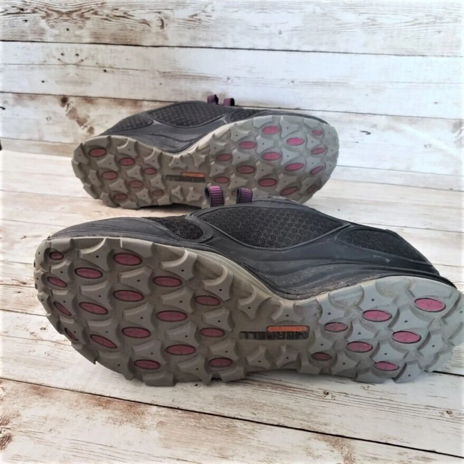 Merrell Women's Verterra Sport Hiking Sneakers Black/Rose - No Laces - Size 7 - Image 3