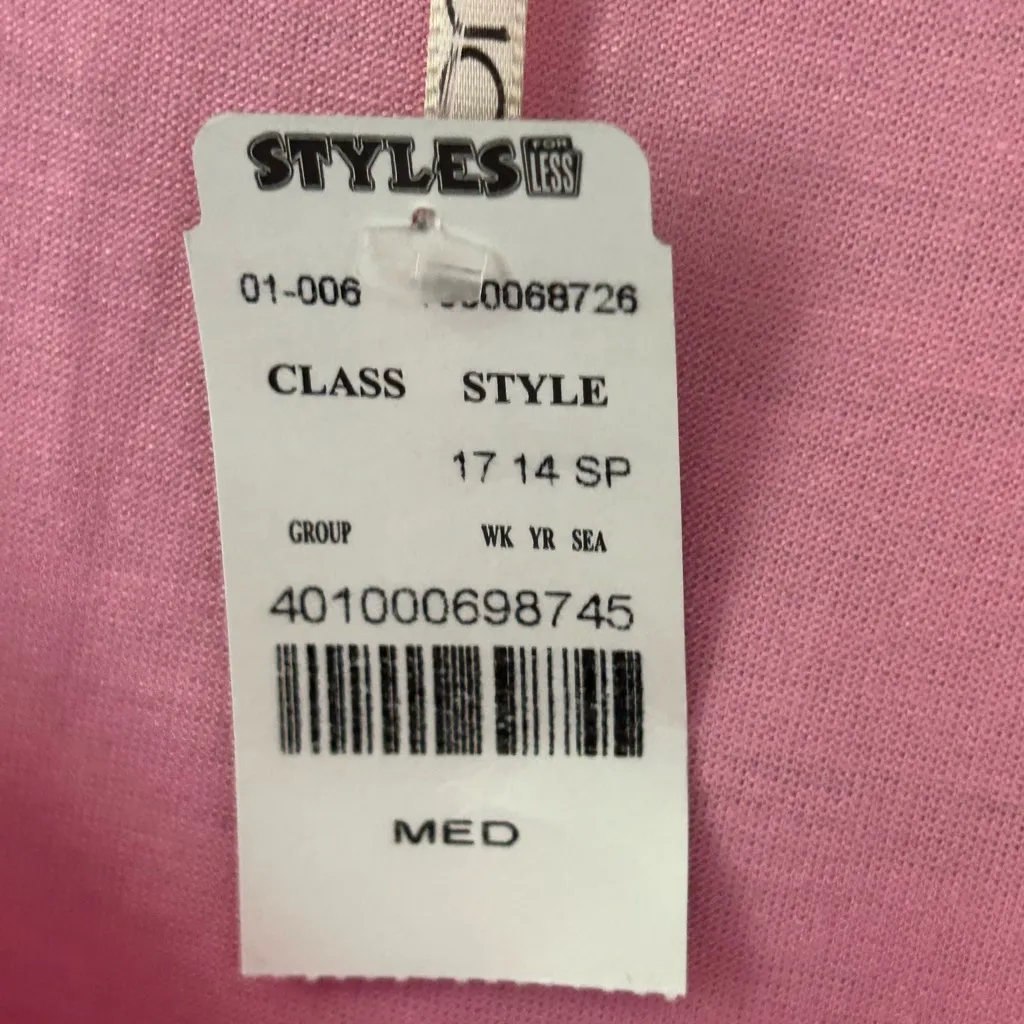 Pink California flag themed racerback tank Cali bear graphic Palm trees NWT MED - Image 5