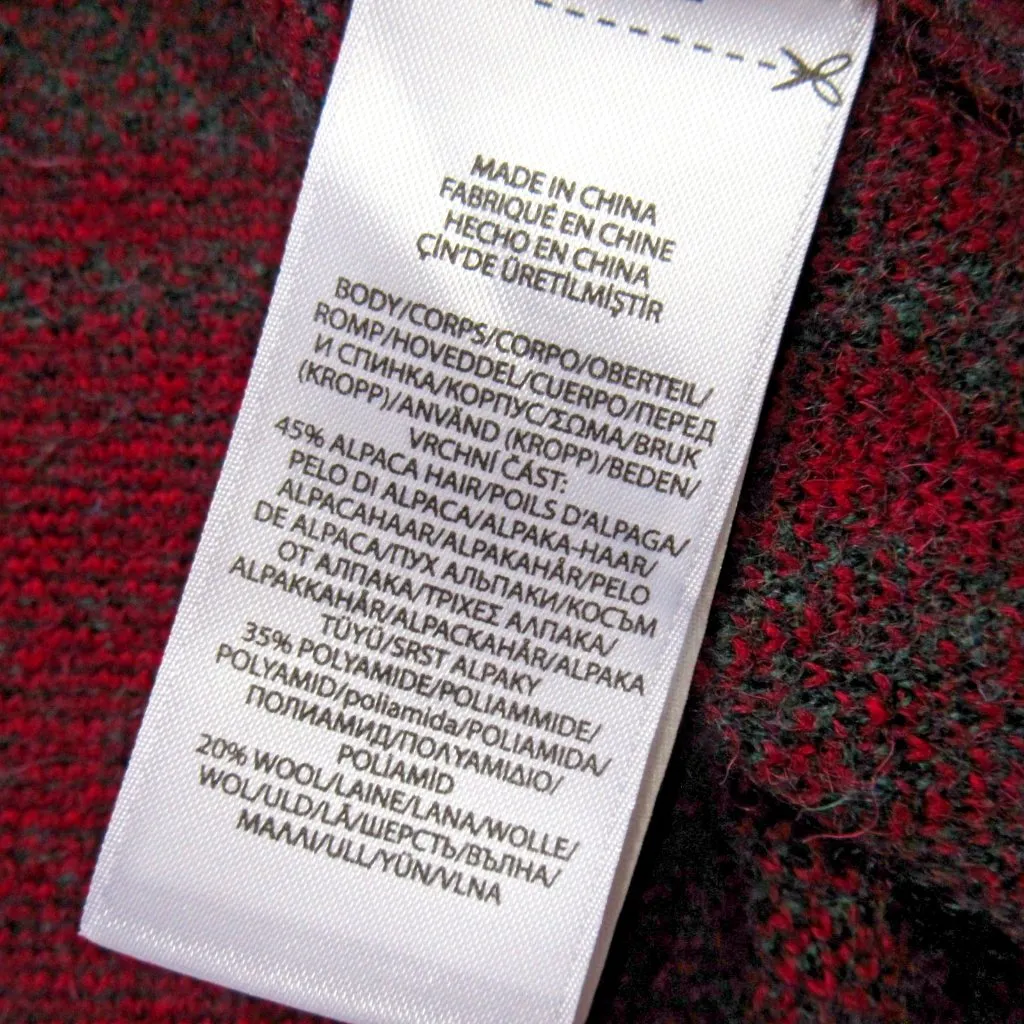 NWT Polo Ralph Lauren Plaid Alpaca - Image 6