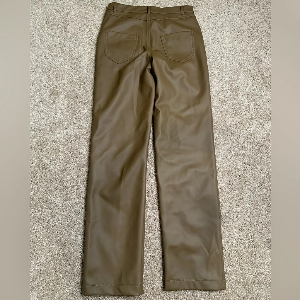 Marcella Faux‎ Leather Pants - Image 5