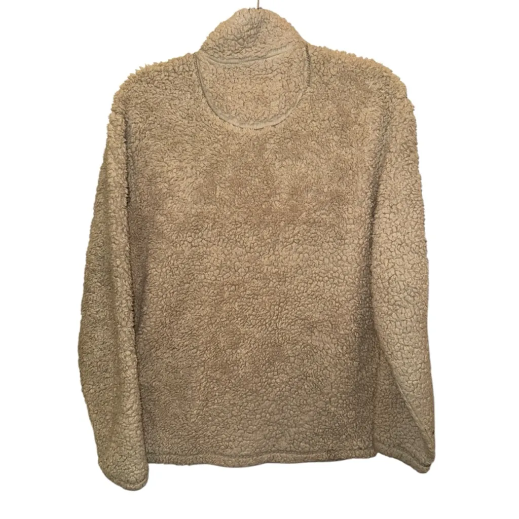 Women's Southern Shirt Beige Teddy Jacket S - Image 3