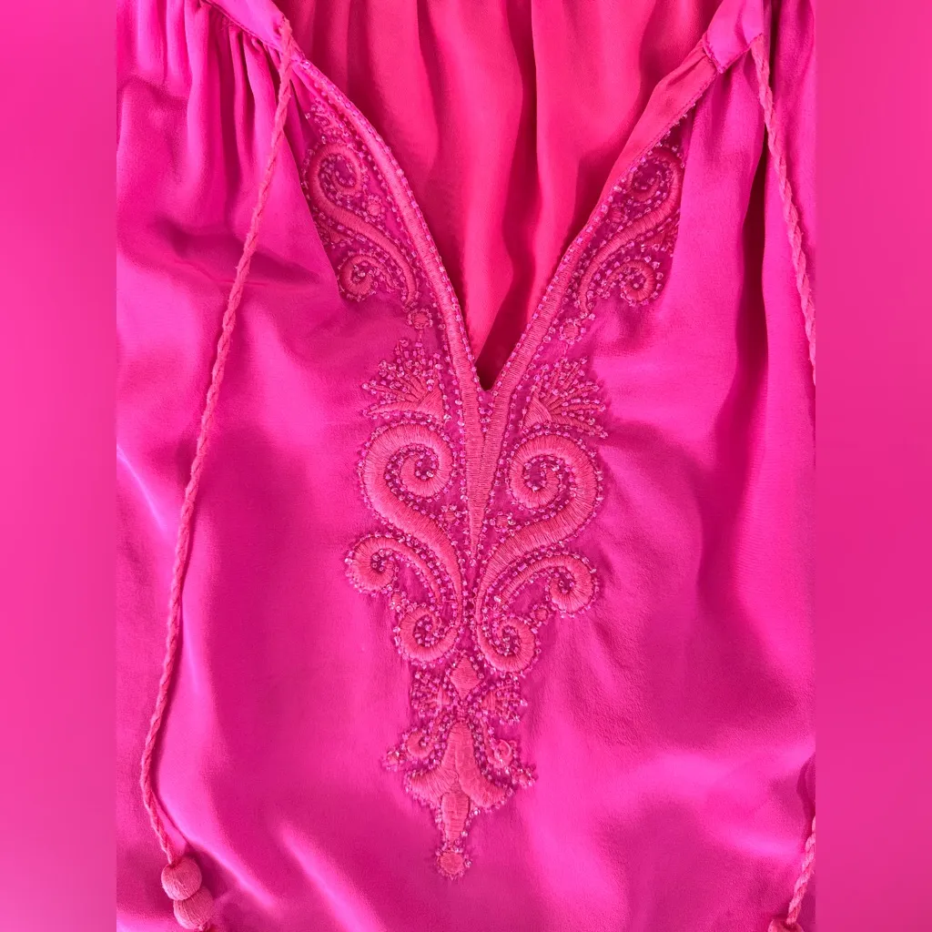 LILY PULITZER ROSLYN SHIFT DRESS WITH APPLIQUÉ EMBELLISHMENTS SIZE XS - Image 4